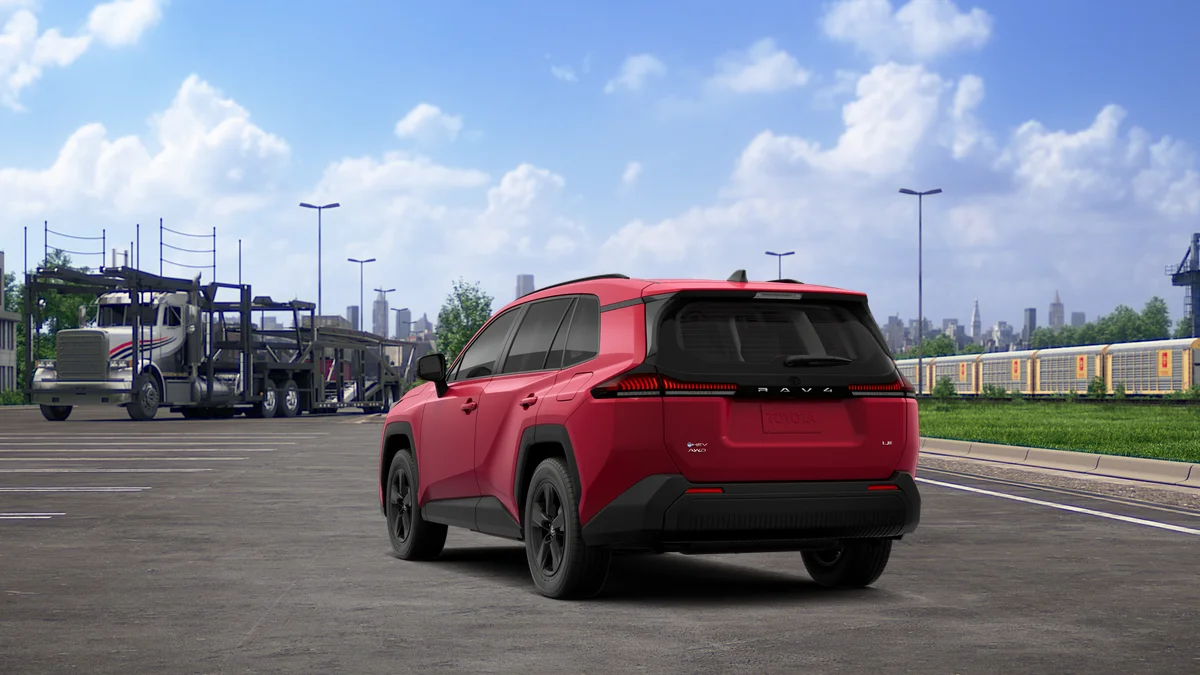 New 2026 Ruby Flare Pearl Toyota LE image 7
