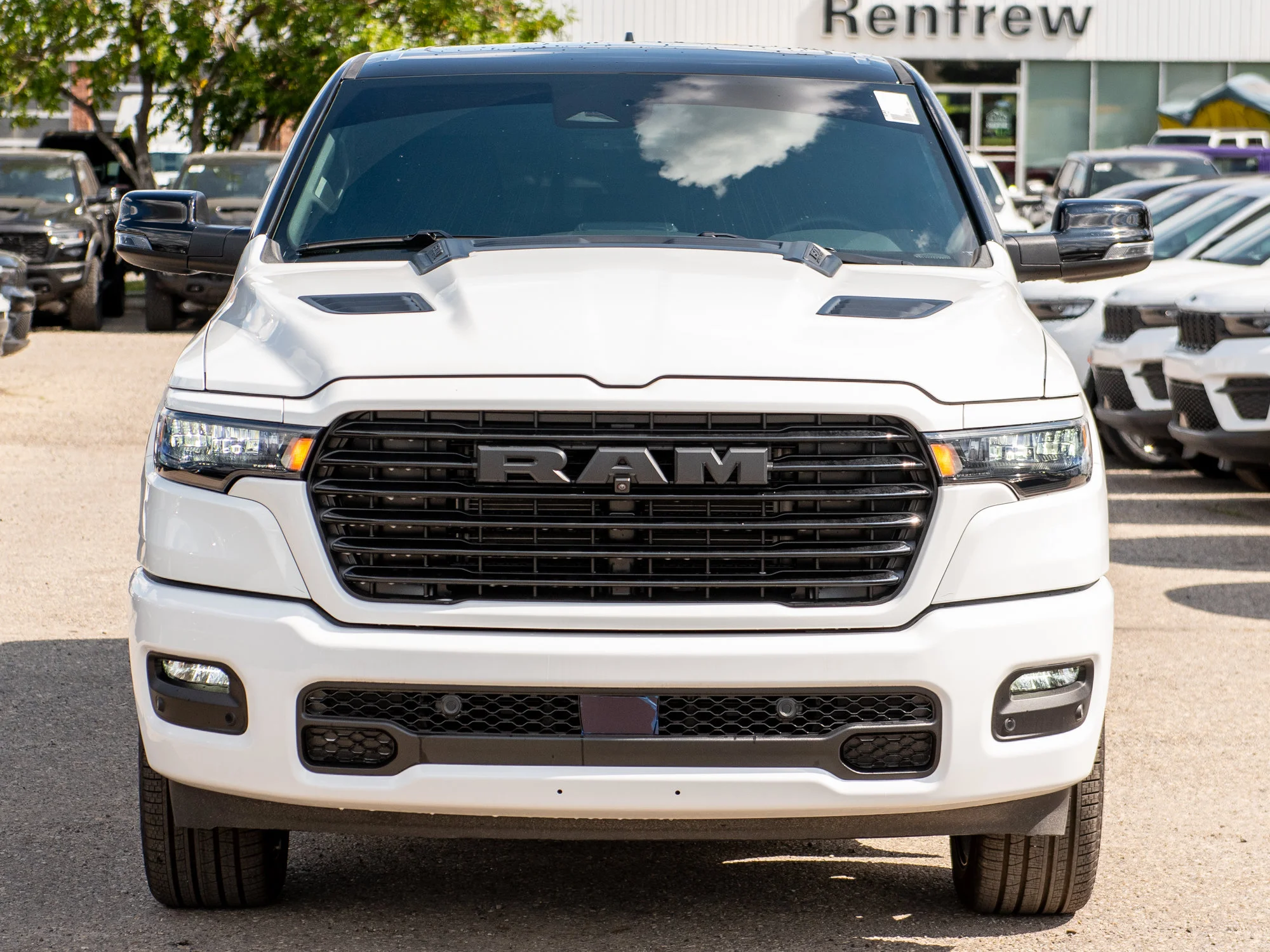 New 2026 White RAM Sport GT* Crew Cab 4x4, Level 1 Equip Group, Harman/Kardon, 3.92 Rear Axle image 8