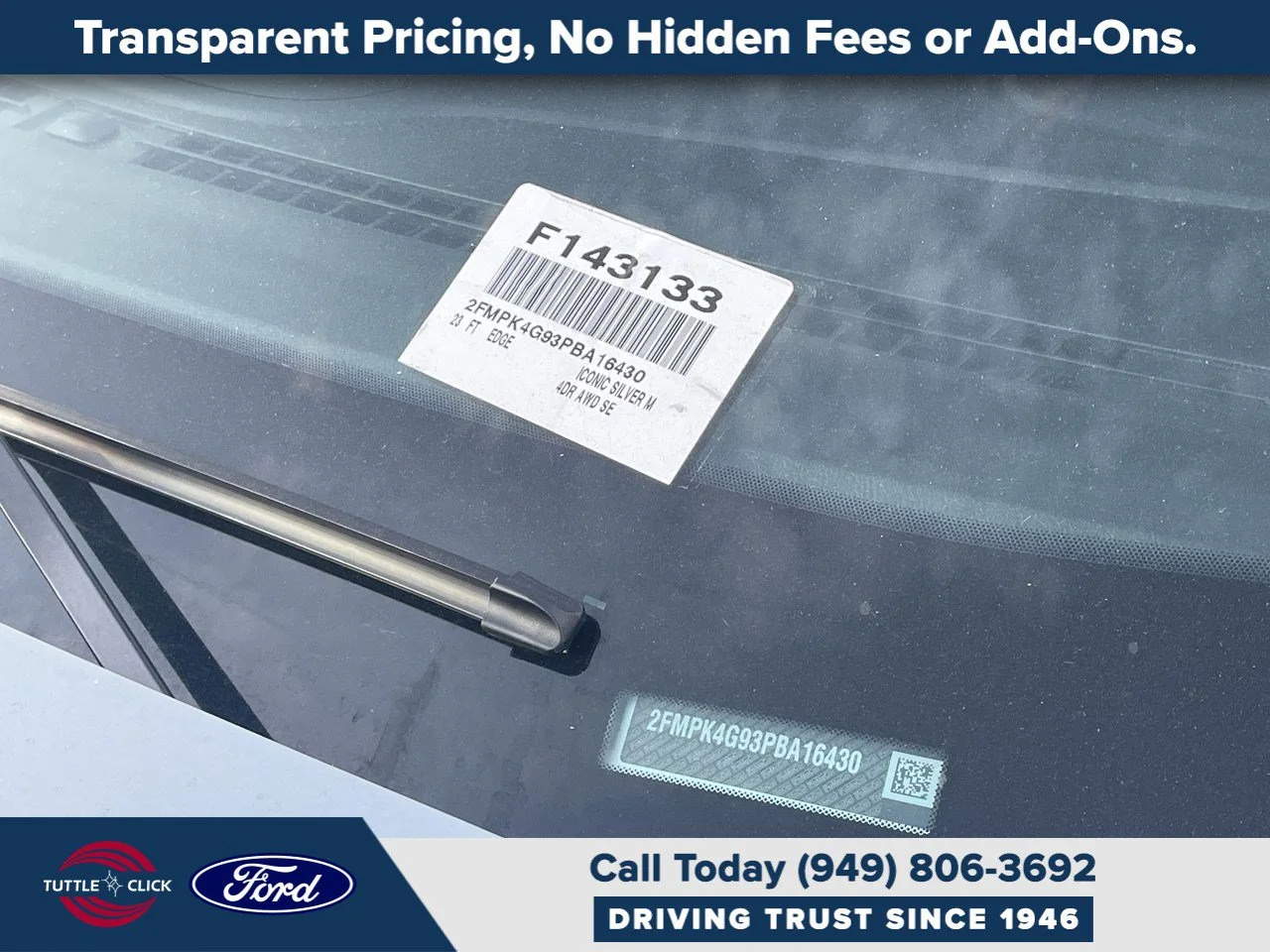 Used 2023 ICONIC SILVER MET Ford SE image 42
