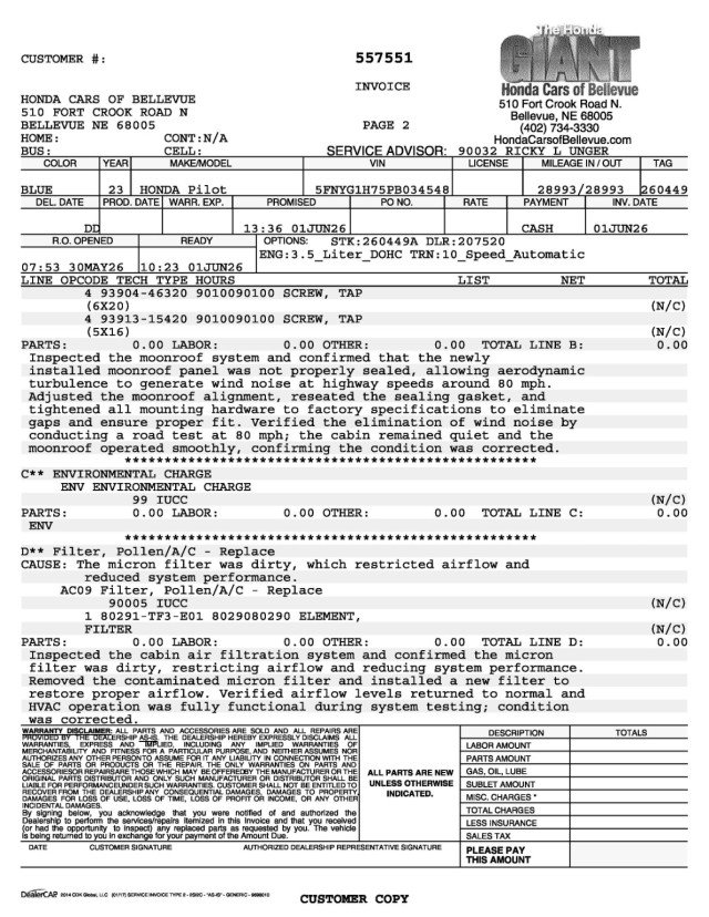 Certified Used 2023 Obsidian Blue Pearl Honda AWD TRG image 40