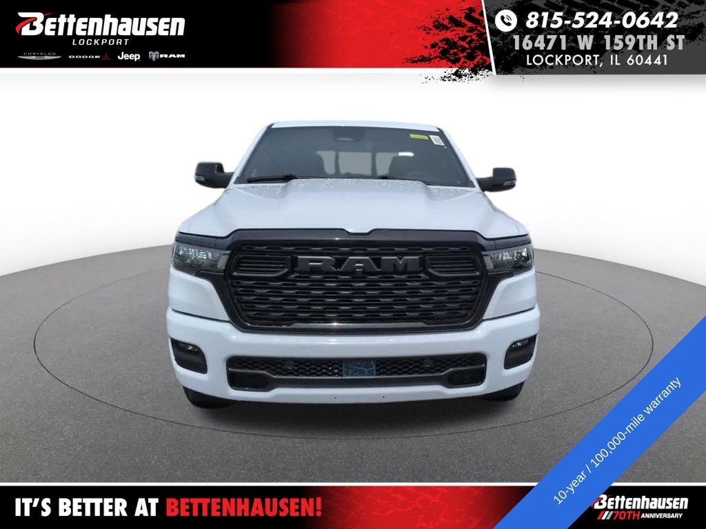 New 2026 Bright White Clear-Coat Exterior Paint RAM BIG HORN image 3