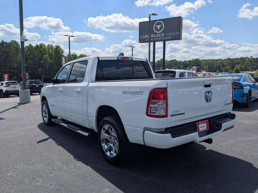 Used 2022 Bright White Clearcoat Ram Big Horn image 7