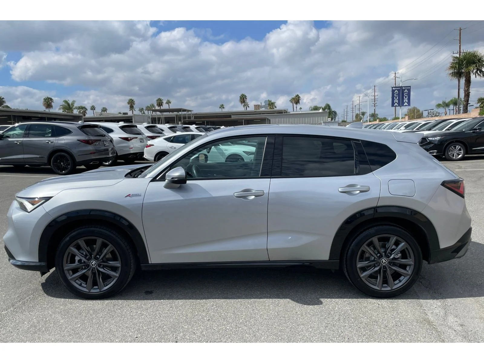 Used 2025 Solar Silver Metallic Acura w/A-Spec Package image 2