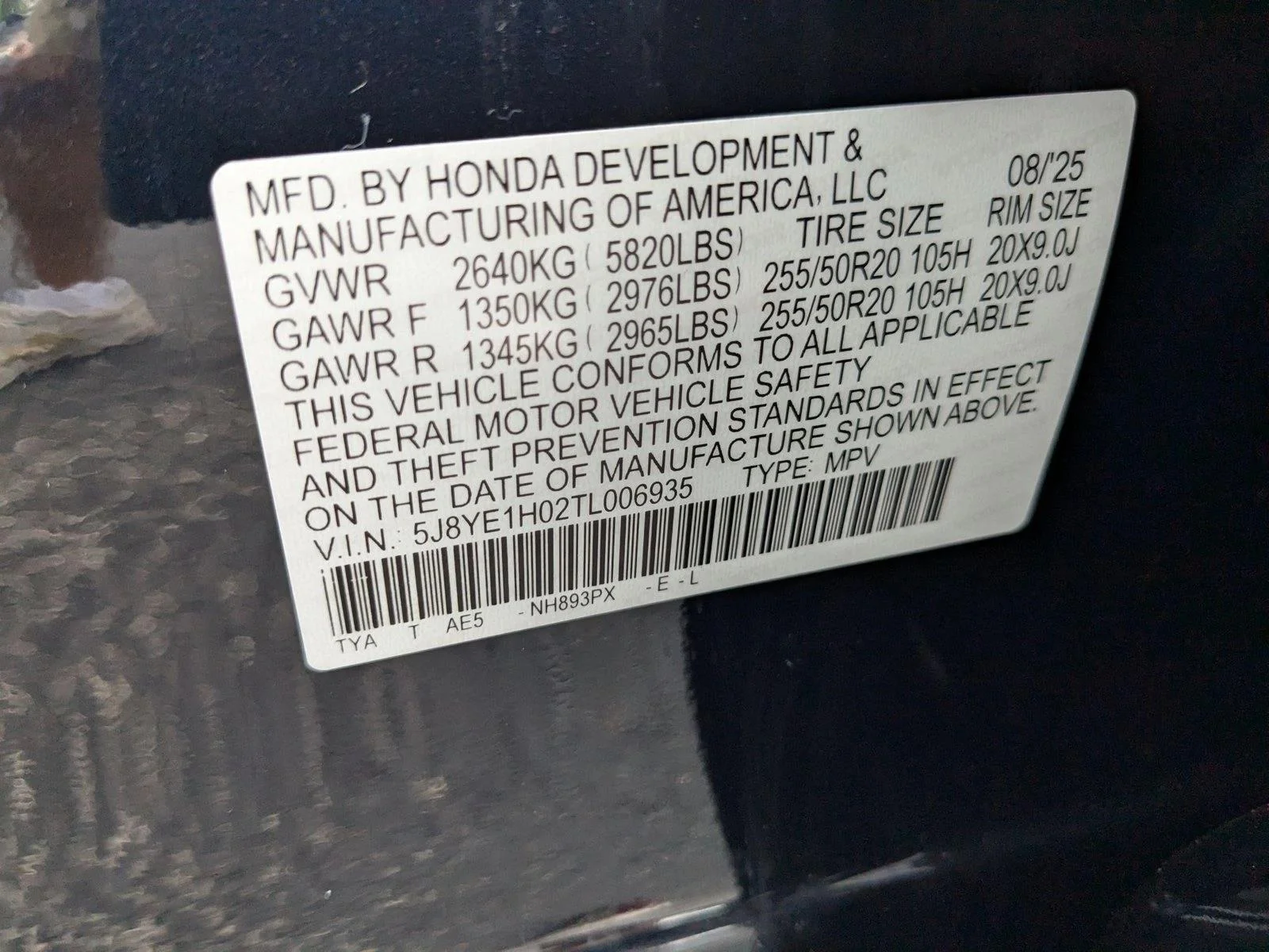 Used 2026 Majestic Black Pearl Acura w/A-Spec Package image 16