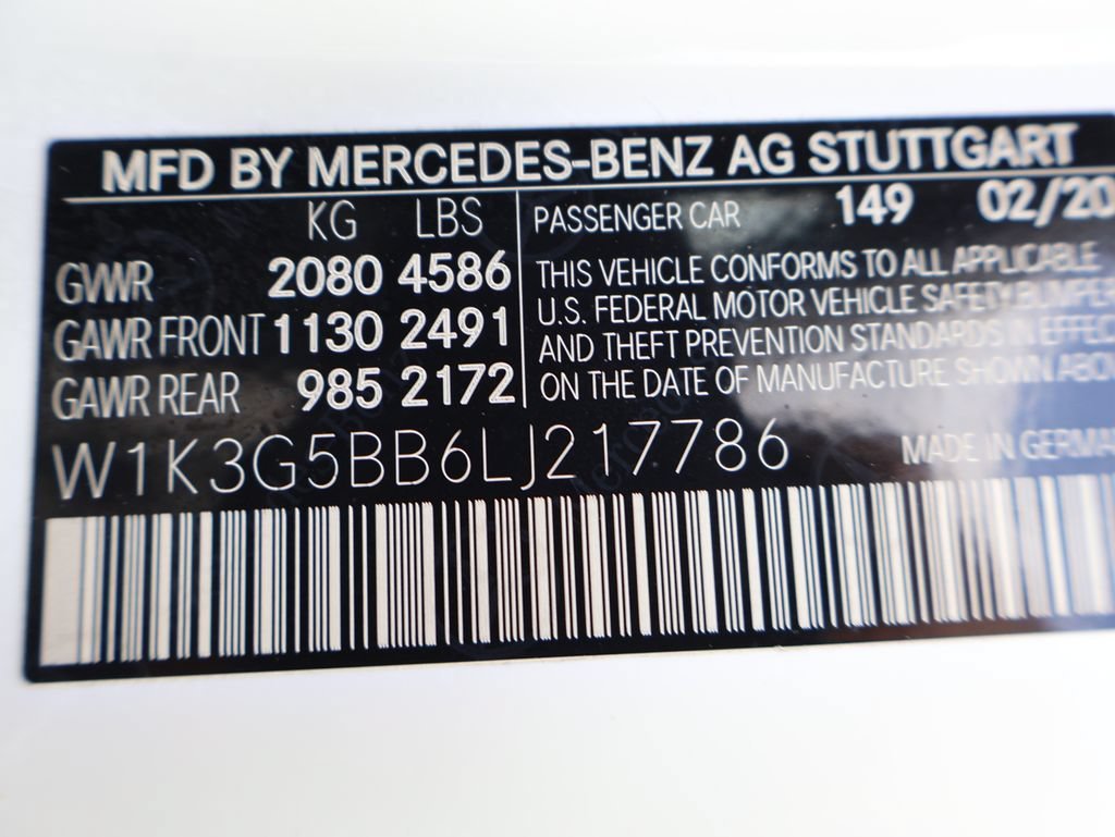 Used 2020 Polar White Mercedes-Benz Base image 44