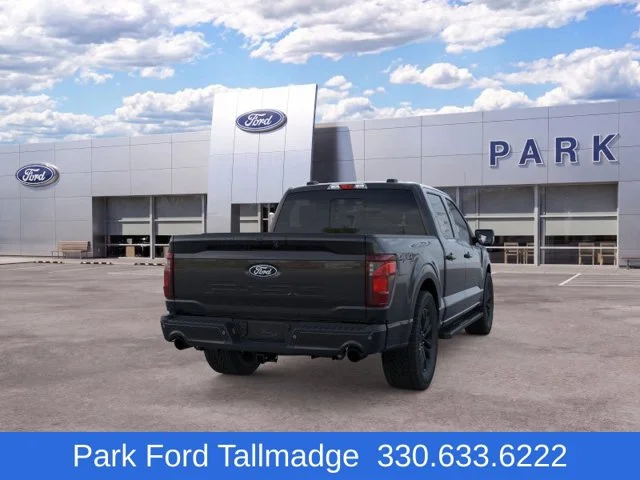 New 2026 Agate Black Metallic Ford XLT image 8