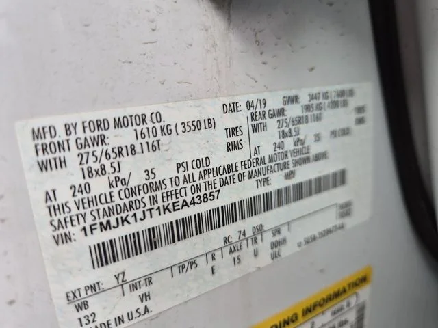 Used 2019 White Ford XLT image 25