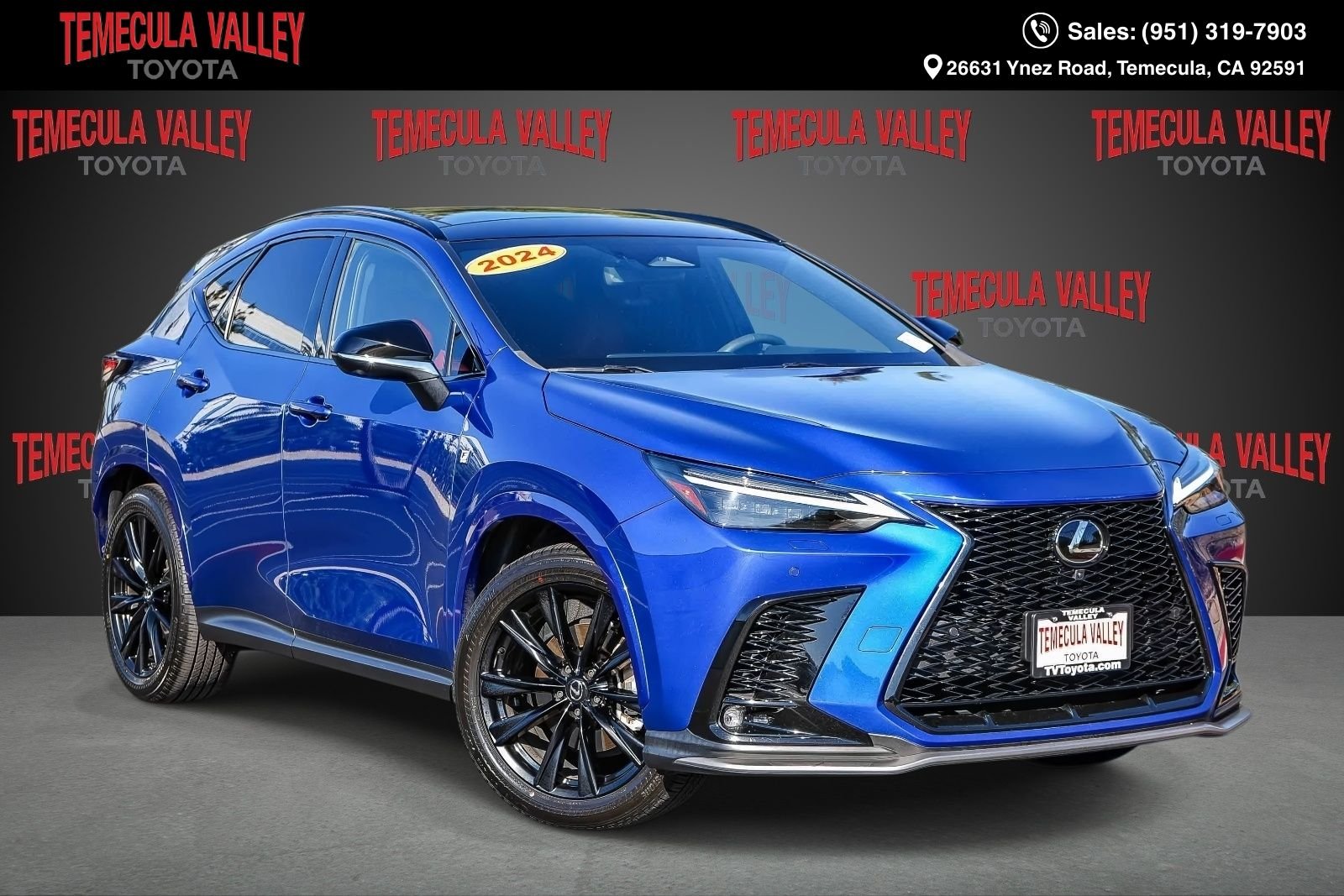 Used 2024 Blue Mica Lexus 350 F SPORT Handling image 1