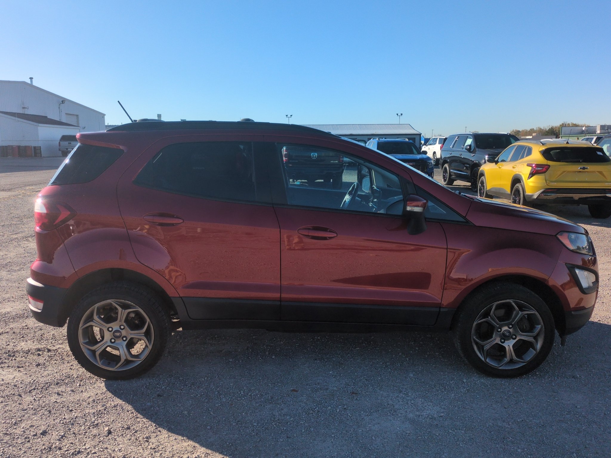 Used 2018 Ruby Red Metallic Tinted Clearcoat Ford SES image 4