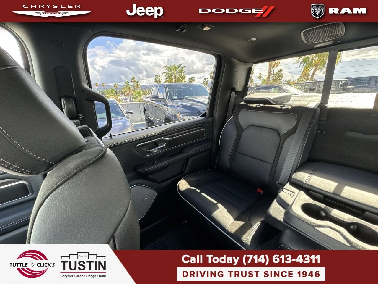 New 2027 Diamond Black Crystal Pearl-Coat Exterior Paint RAM Laramie image 4