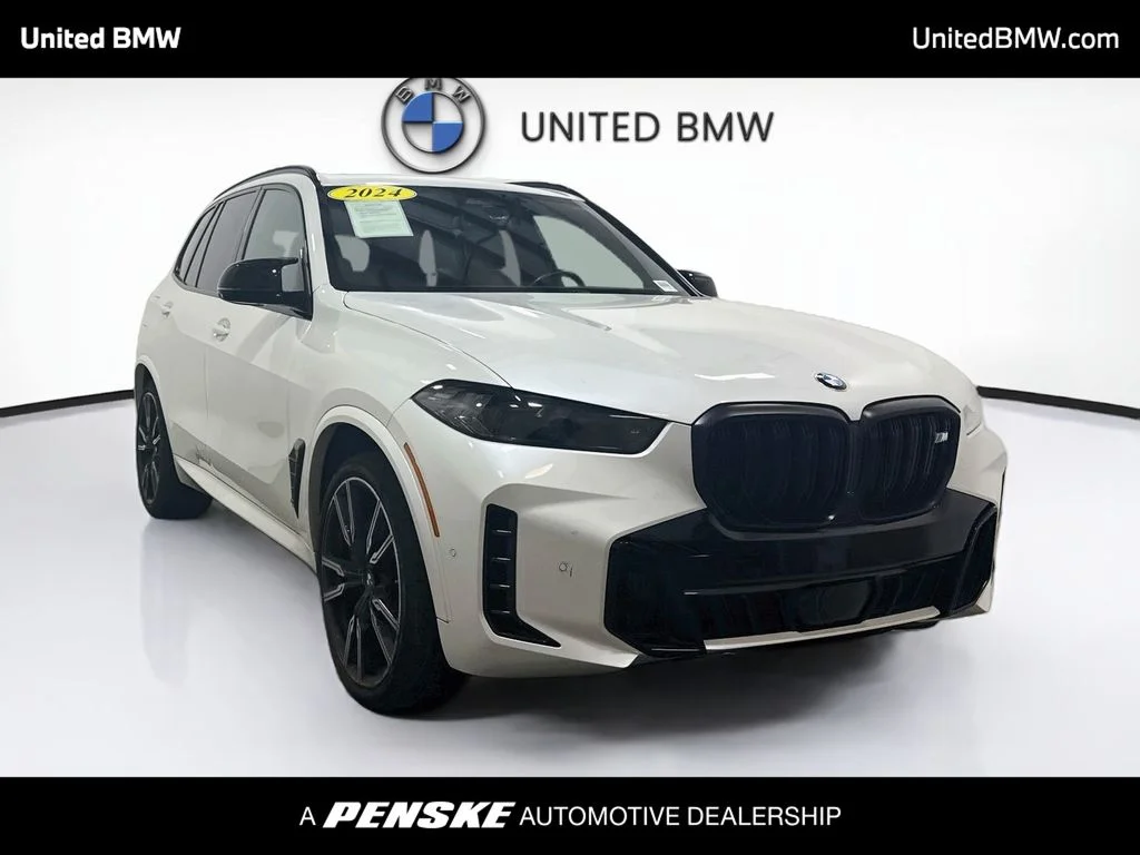 Certified Used 2024 Mineral White Metallic BMW M60i image 3