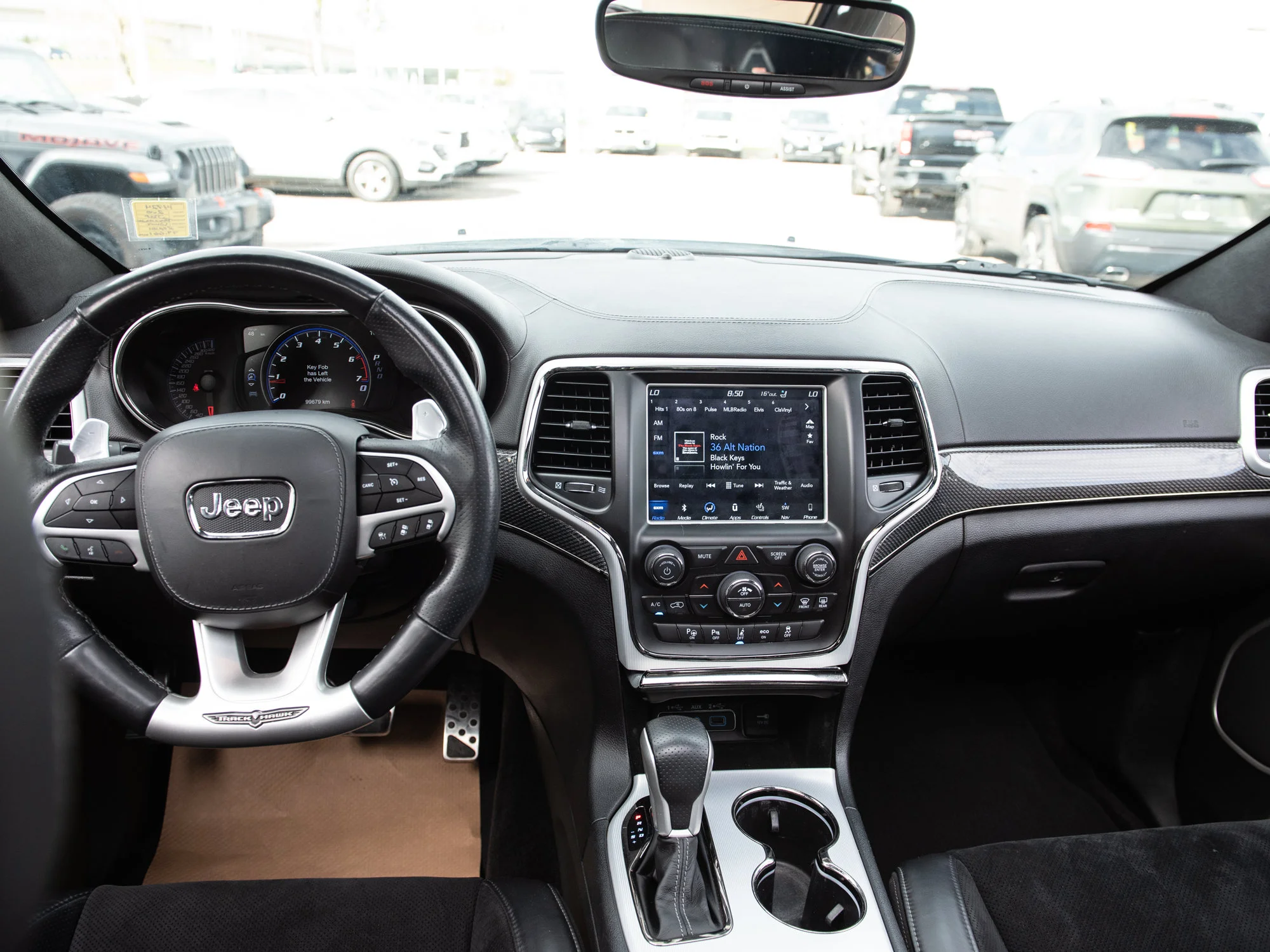 Used 2018 White Jeep Trackhawk * No Accidents | 707 HP | V8 Supercharged | Brembo | Trailer Tow | Heated/Vented Seats image 4