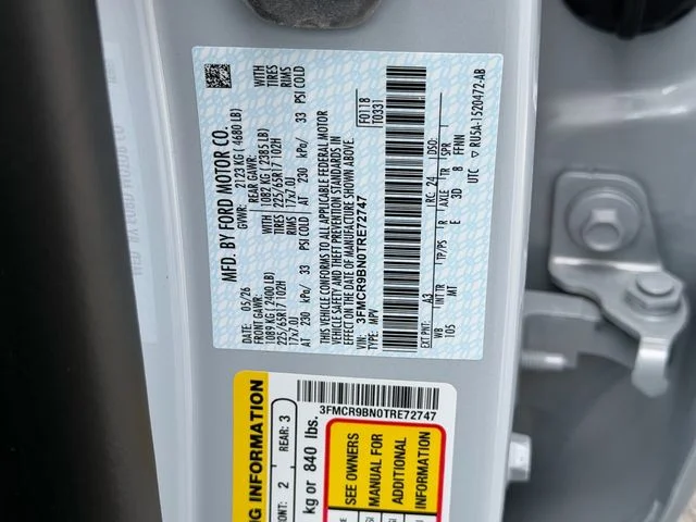 New 2026 Space White Metallic Ford Big Bend® image 22