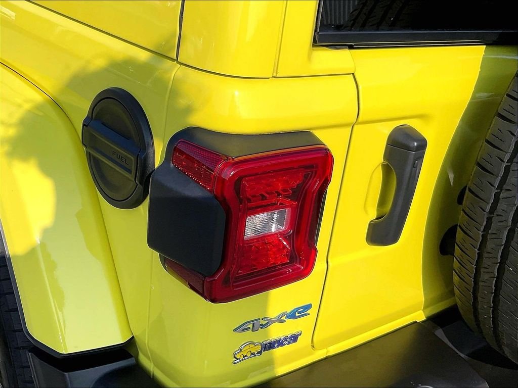 Used 2024 Yellow Jeep Sahara 4xe image 34