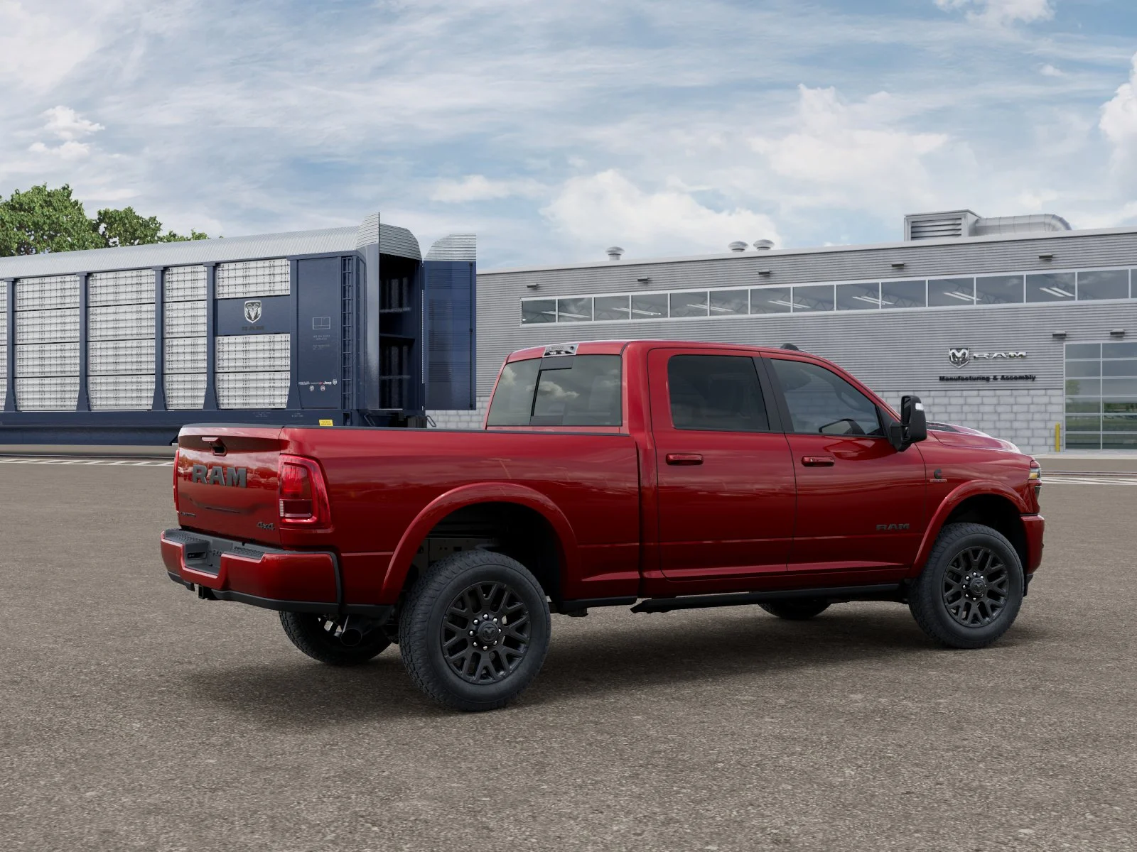 New 2027 Molten Red Pearl-Coat Exterior Paint RAM Limited image 2