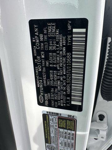 New 2026 Creamy White Pearl Hyundai SEL 7P image 31