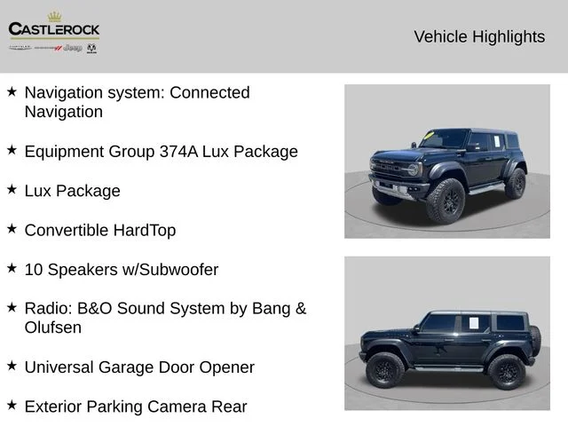 Used 2023 Black Ford Raptor image 2