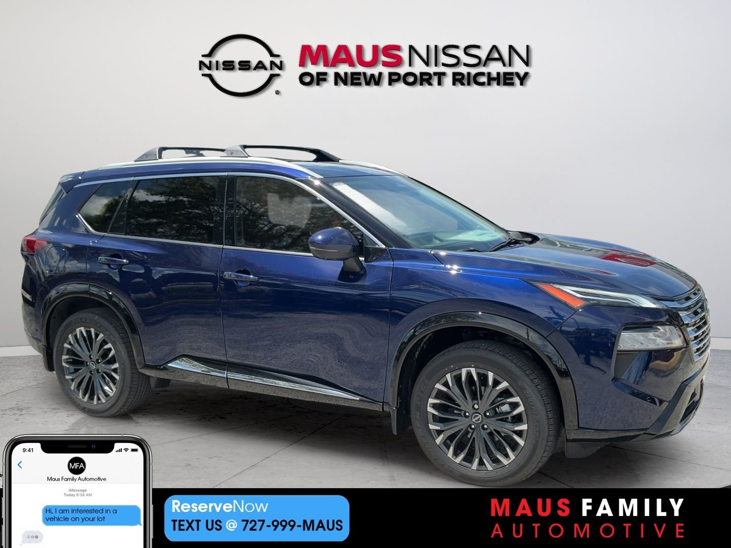 New 2026 Blue Nissan Platinum image 1
