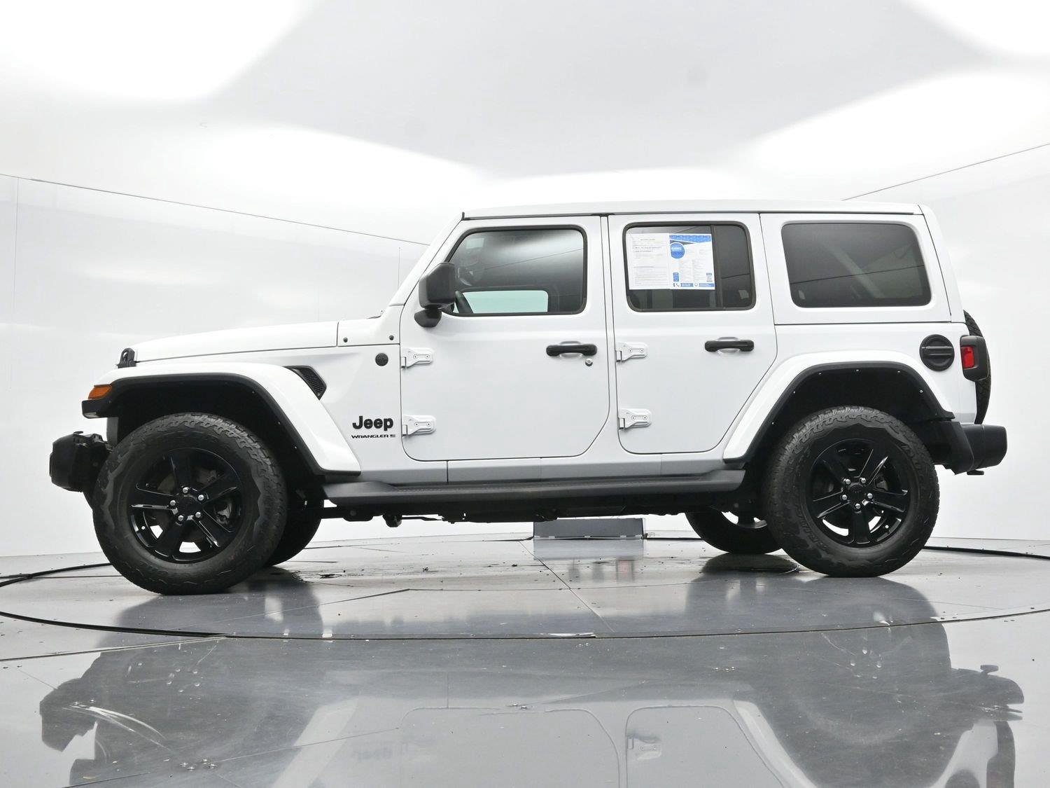 Used 2023 Bright White Clearcoat Jeep Sahara Altitude image 50