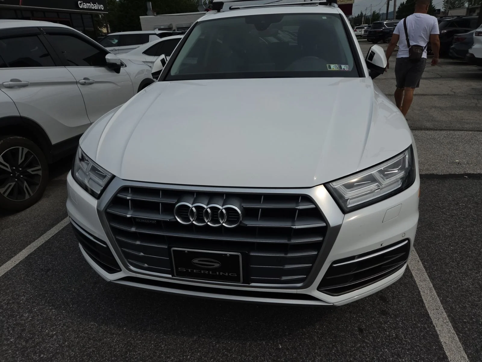 Used 2020 White Audi 45 Premium Plus image 2