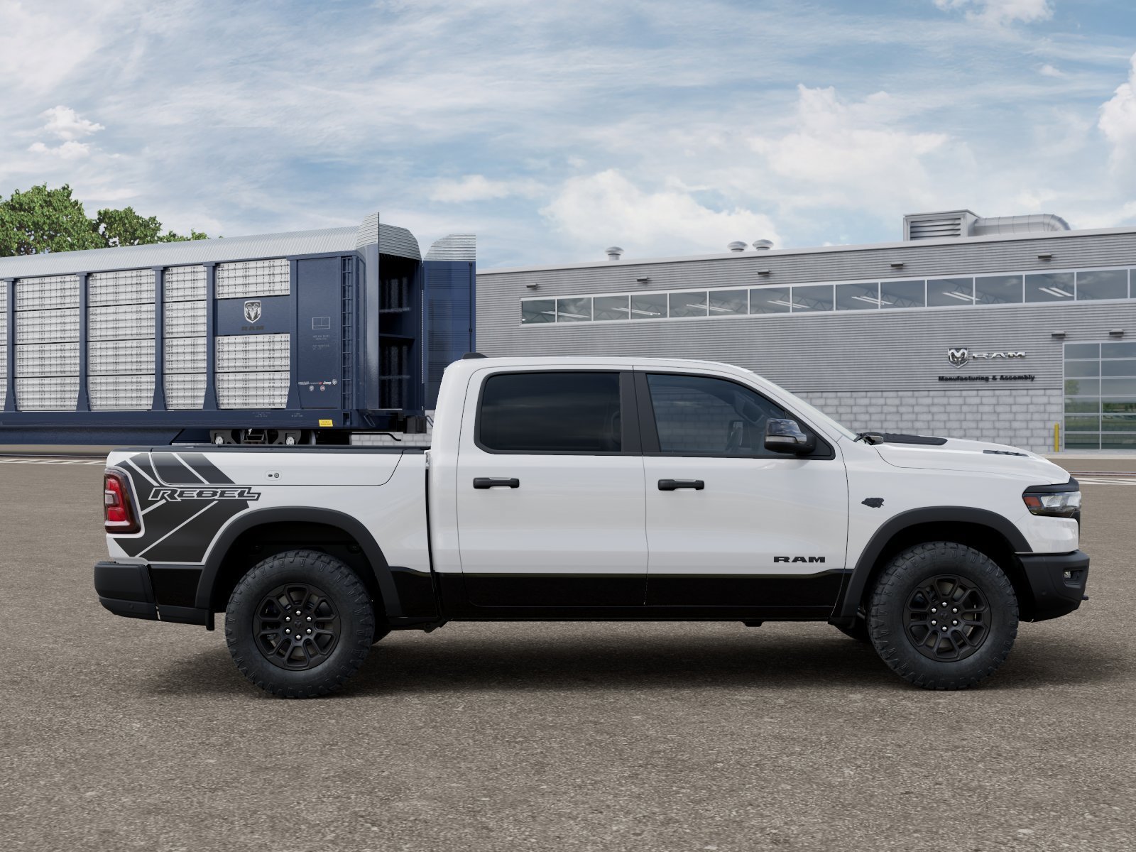 New 2027 Bright White Clearcoat RAM Rebel image 21