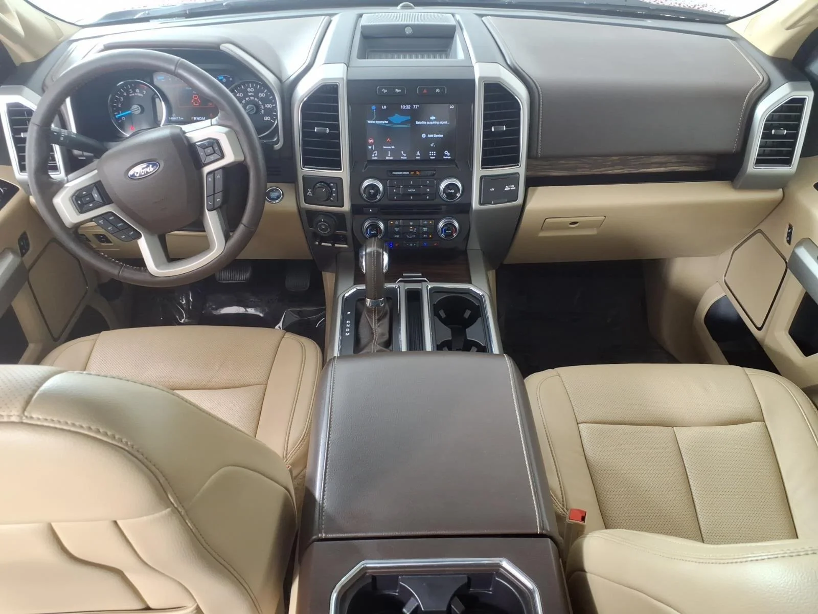 Used 2018 Ruby Red Metallic Tinted Clearcoat/Stone Gray Ford LARIAT image 24