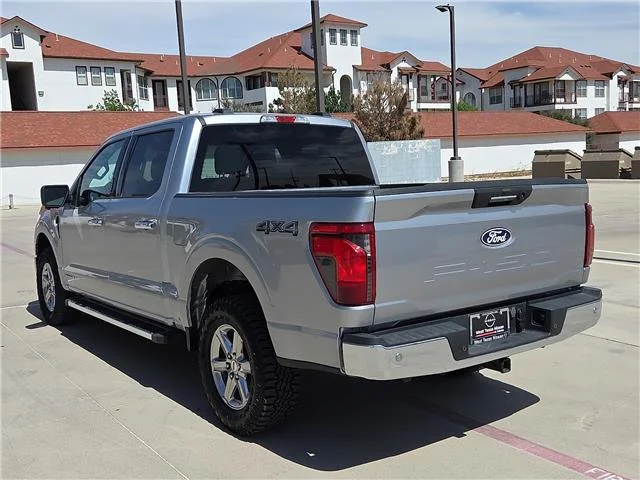 Used 2024 Iconic Silver Metallic Ford XLT 4x4 SuperCrew Cab 5.5 ft. box 145 in. WB image 2
