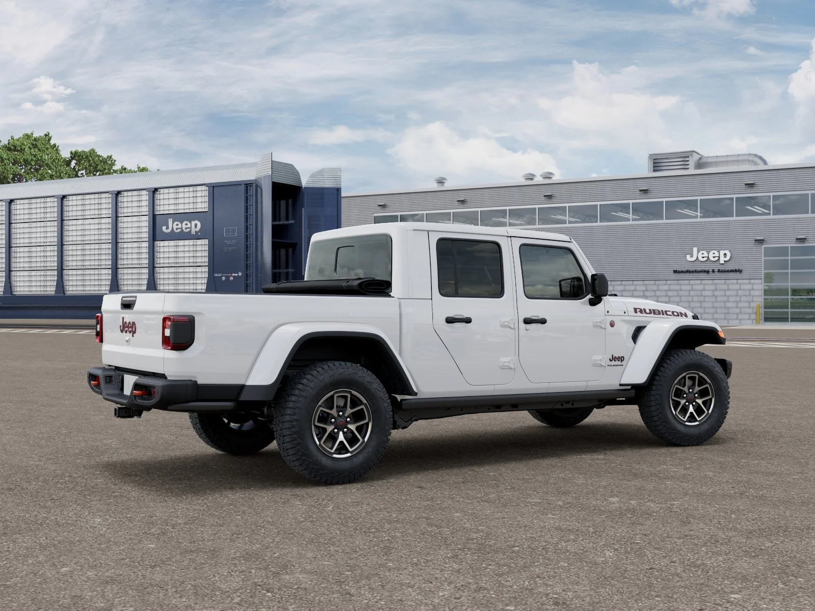 New 2027 Bright White Clearcoat Jeep Rubicon X image 3