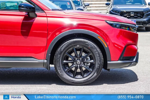 New 2026 Radiant Red Metallic Honda 2WD Sport-L Hybrid image 6