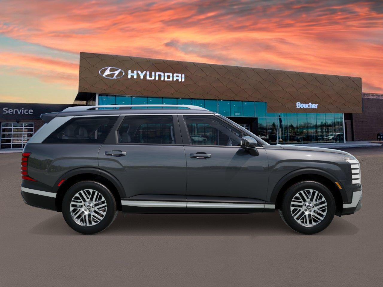 New 2027 Ecotronic Gray Pearl Hyundai SEL AWD image 7