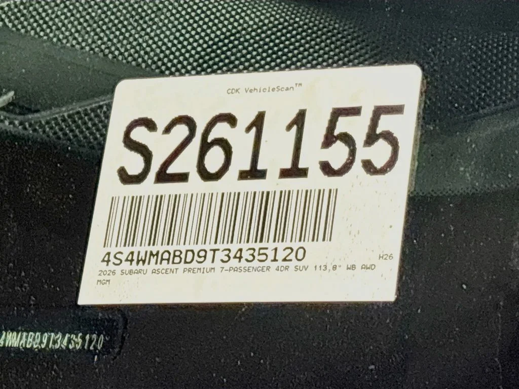 New 2026 MAGNETITE GRAY METALLIC Subaru Premium 7-Passenger image 24