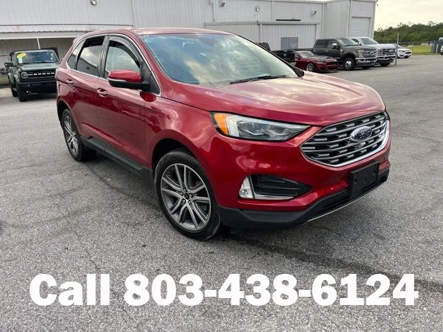 Used 2024 Rapid Red Metallic Tinted Clearcoat Ford Titanium image 1