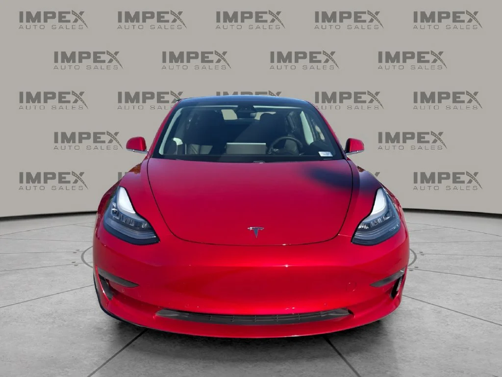 Used 2020 Red Tesla Performance image 8