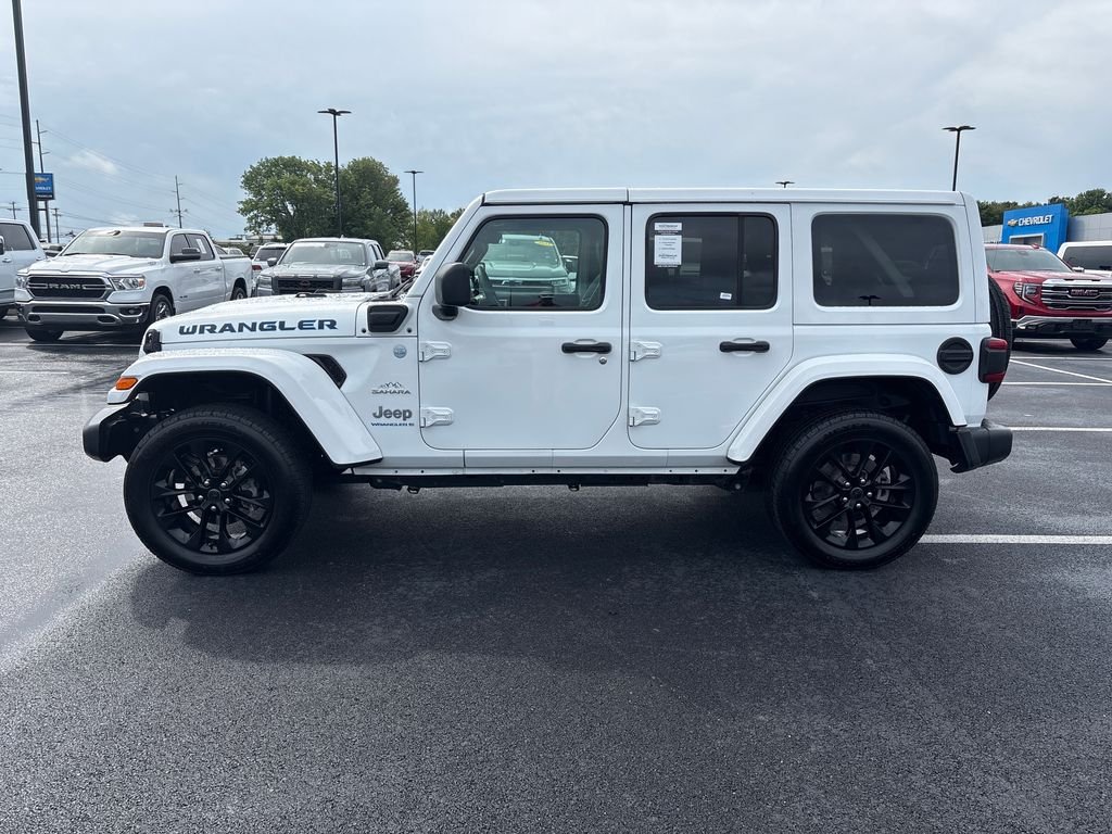 Used 2024 White Jeep Sahara 4xe image 2