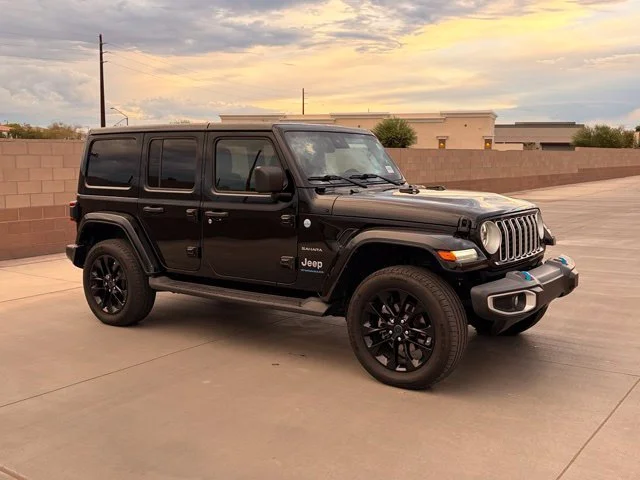 Certified Used 2024 Black Jeep Sahara 4xe image 4