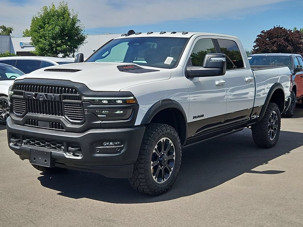 New 2026 Bright White Clear-Coat Exterior Paint RAM Rebel image 3