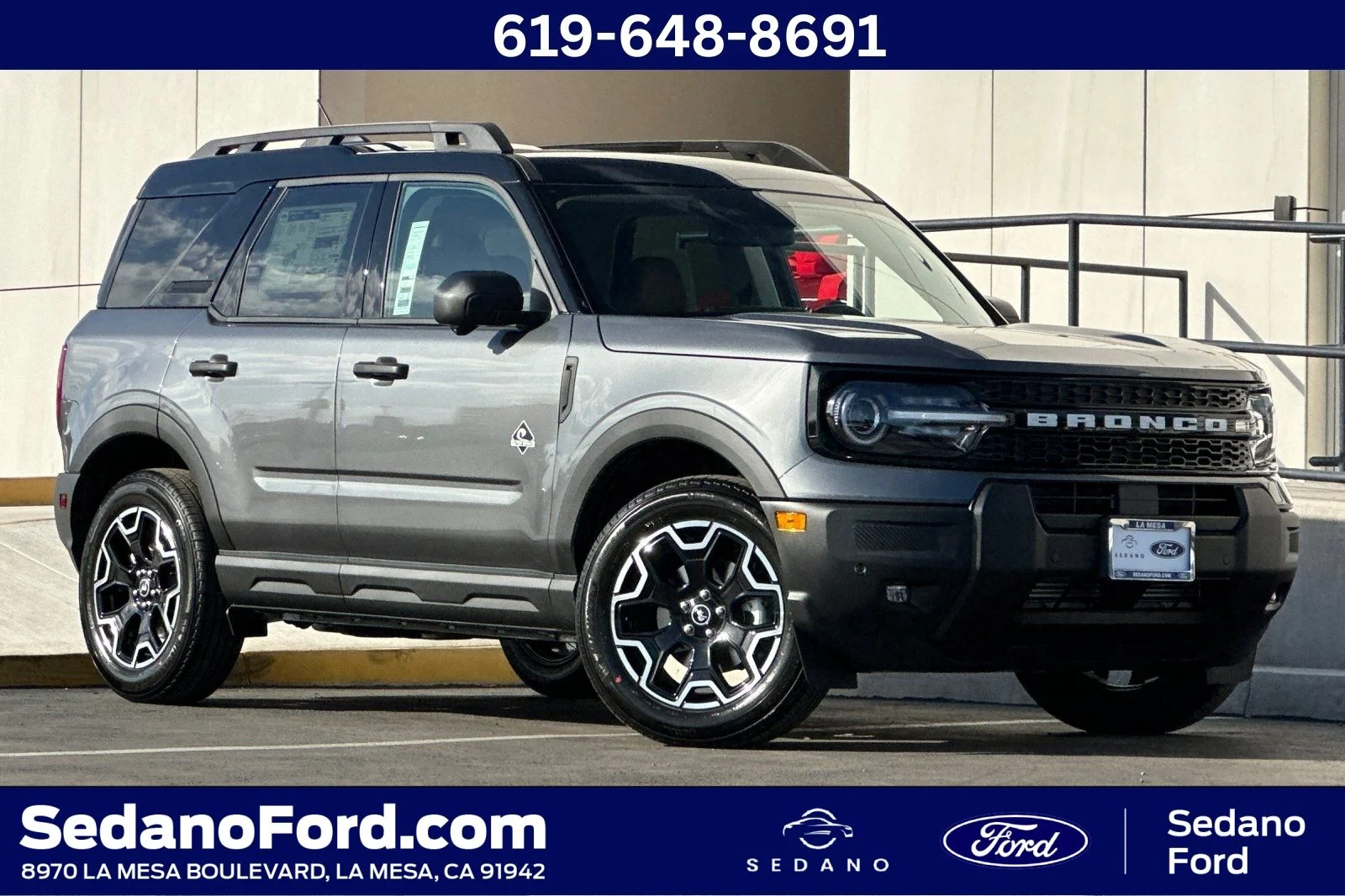 New 2026 Carbonized Gray Metallic Ford Outer Banks® image 1