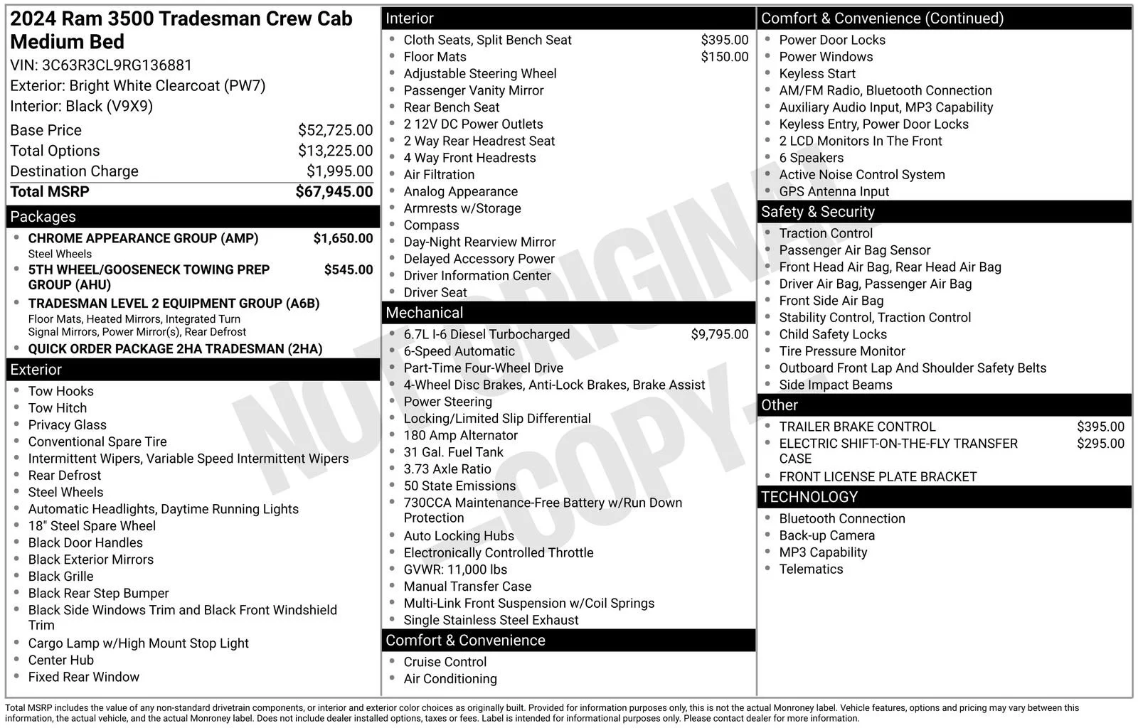 2024 RAM Ram 3500 Pickup Tradesman - Photo 33
