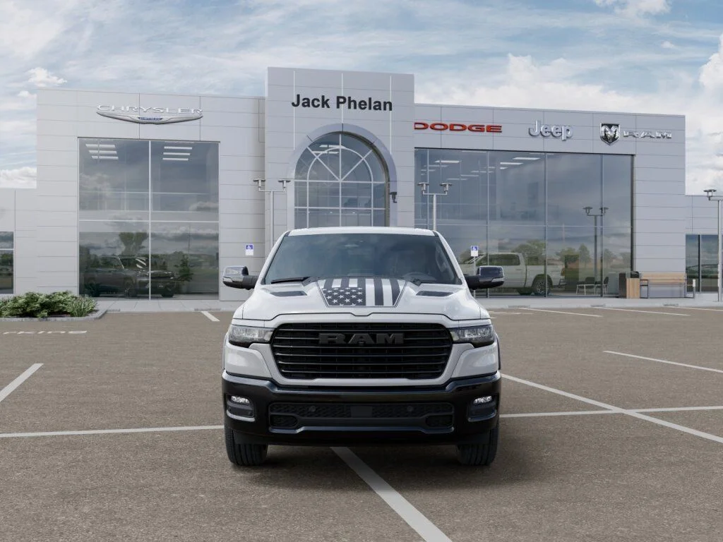 New 2026 Bright White Clear-Coat Exterior Paint RAM Laramie image 6