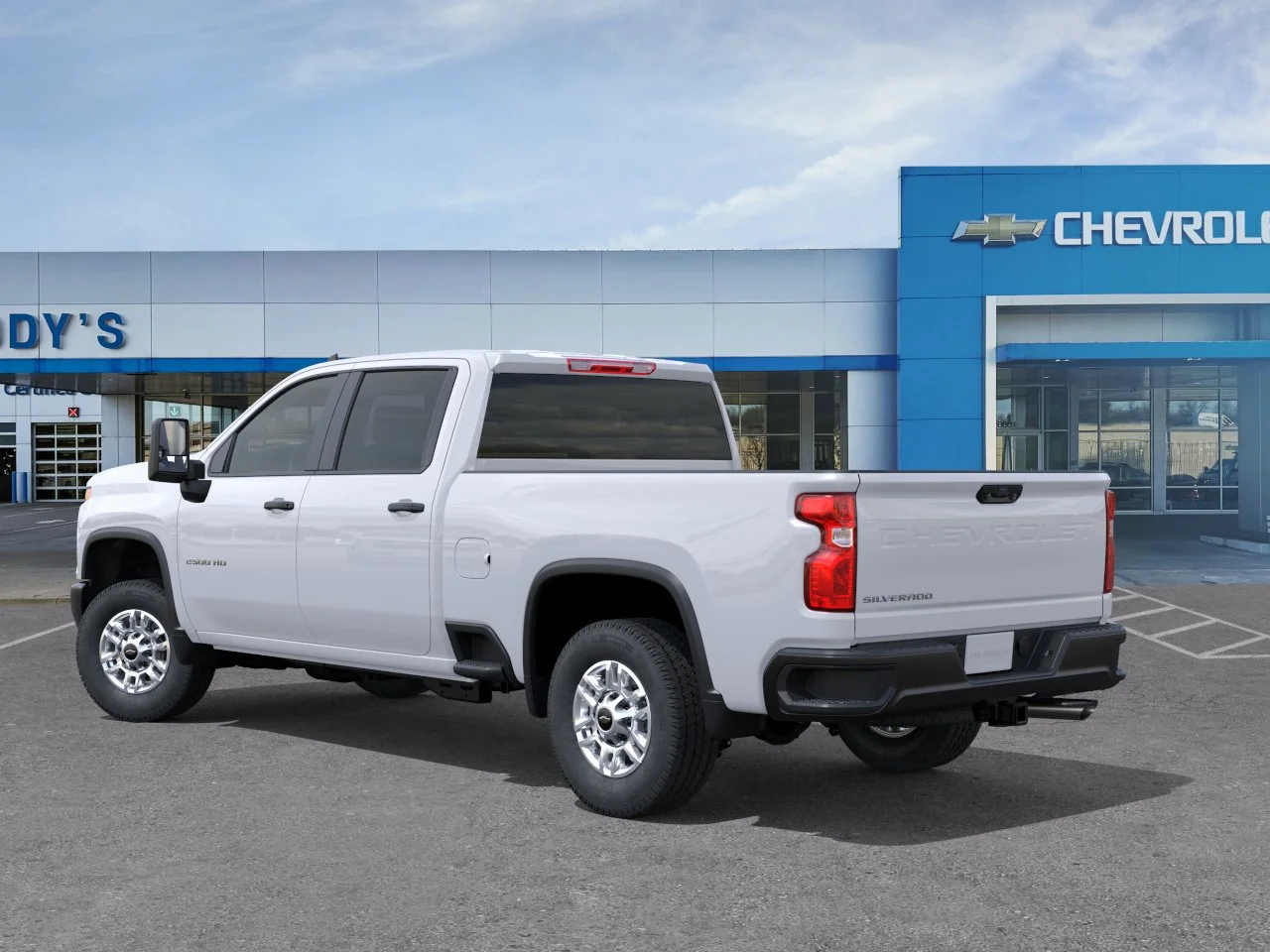 New 2026 Summit White Chevrolet Work Truck image 3