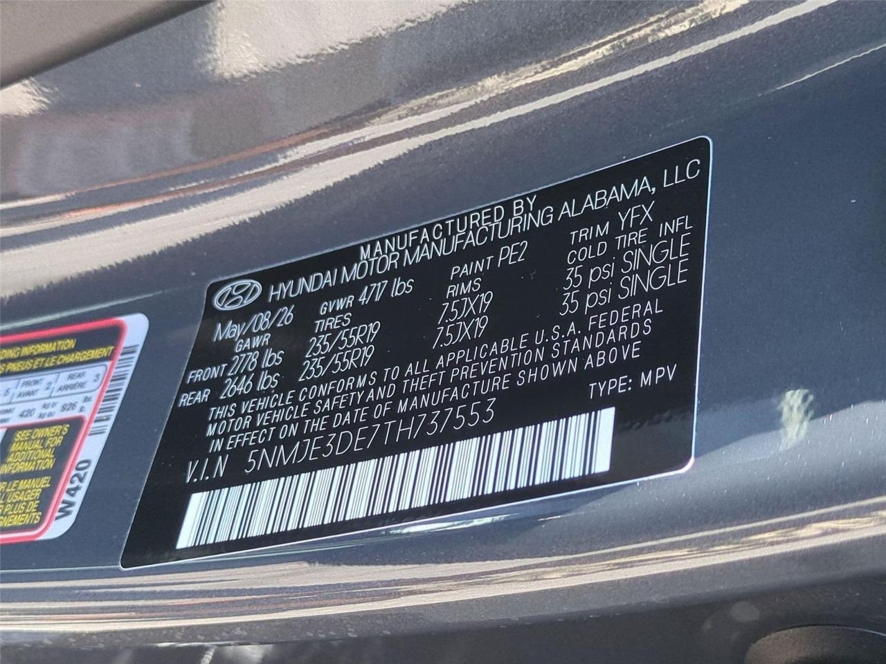 New 2026 Ecotronic Gray Hyundai Limited FWD image 44