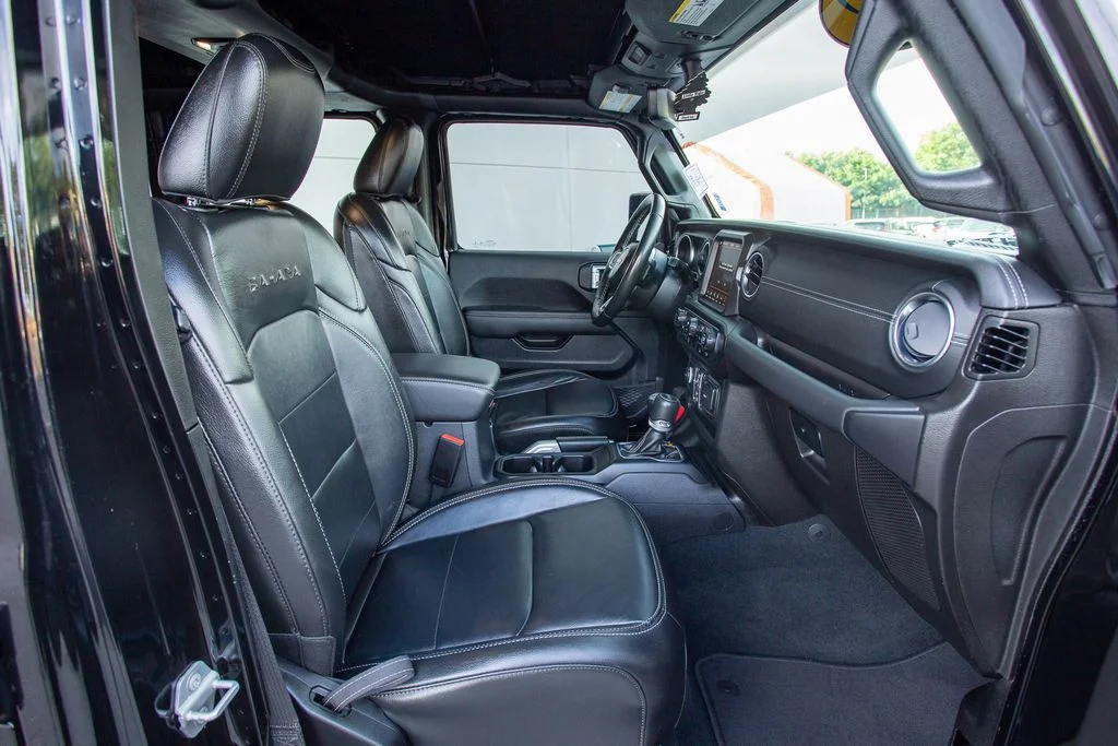 Used 2022 Black Clearcoat Jeep Unlimited Sahara 4xe image 19