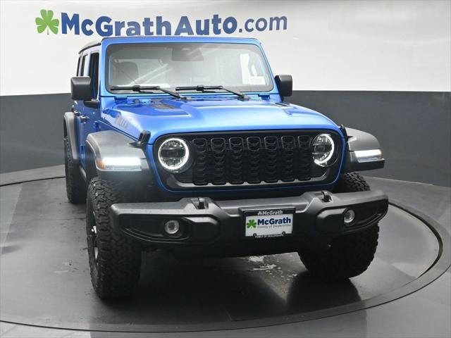 New 2027 Hydro Blue Pearl-Coat Exterior Paint Jeep Willys image 4