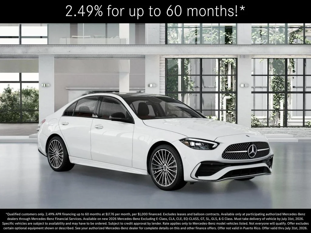 New 2026 Polar White Mercedes-Benz C 300 image 11
