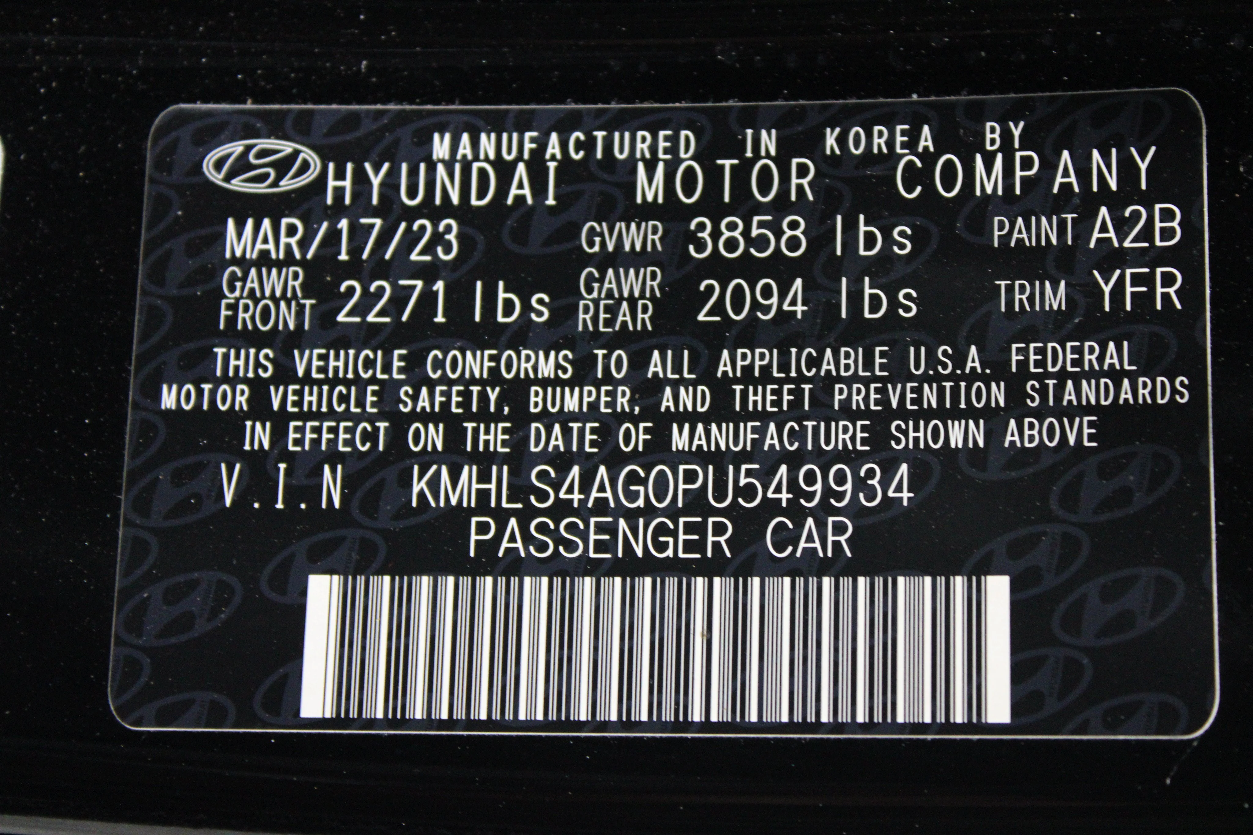 Used 2023 Onyx Black Hyundai SEL image 36