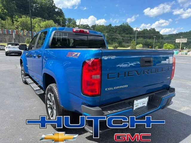 Used 2021 BRIGHT BLUE METALLIC Chevrolet 4WD Z71 image 4