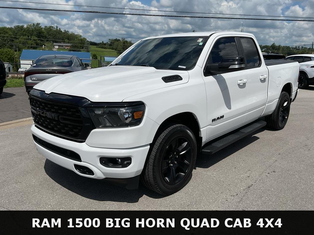 Used 2022 Bright White Clearcoat Ram Big Horn image 4