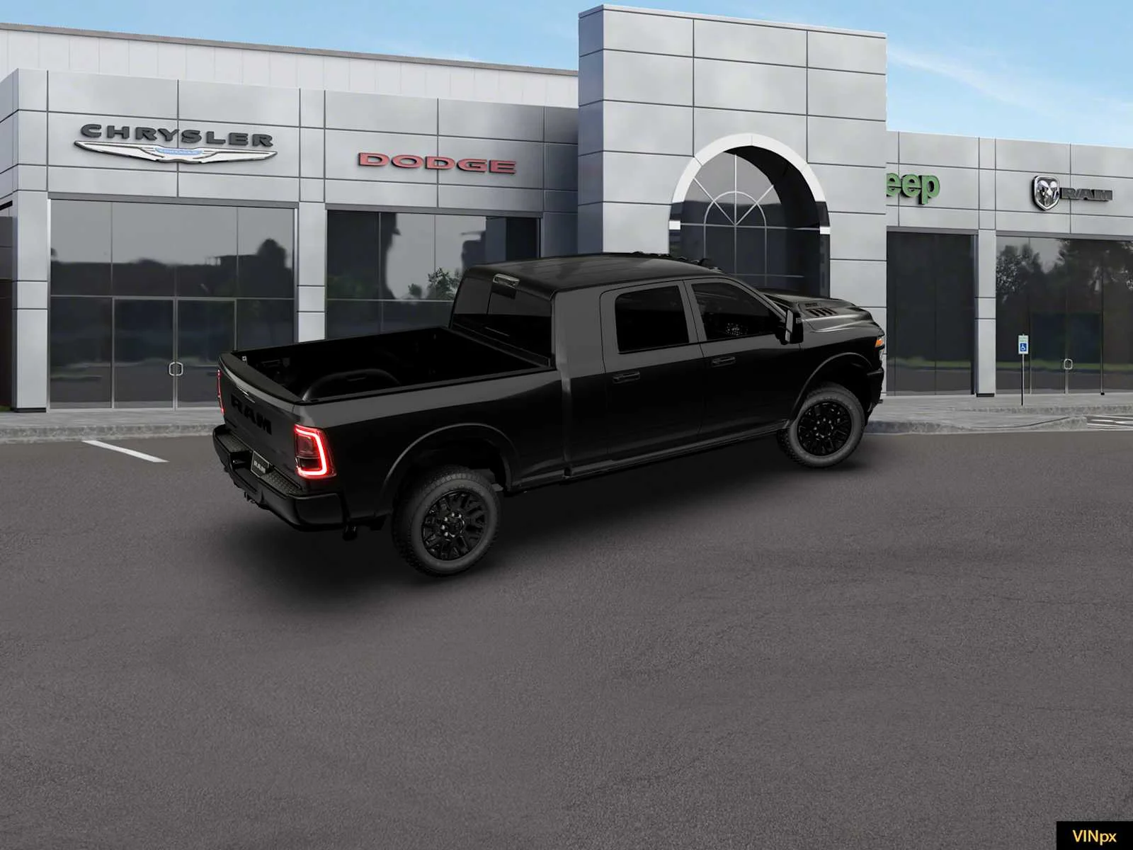 New 2026 Diamond Black Crystal Pearl-Coat Exterior Paint RAM Limited image 8