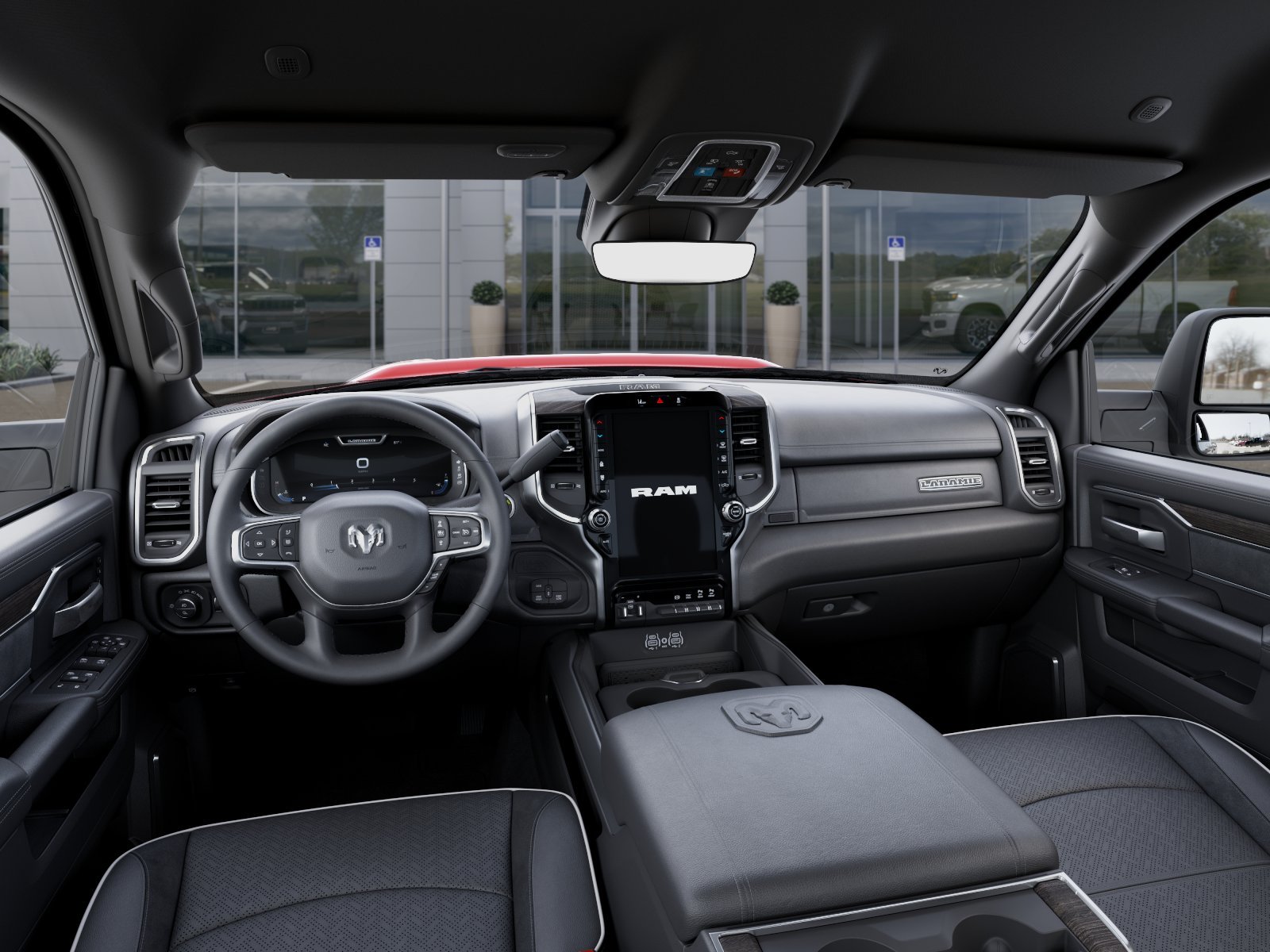 New 2026 Molten Red Pearl-Coat Exterior Paint RAM Laramie image 41