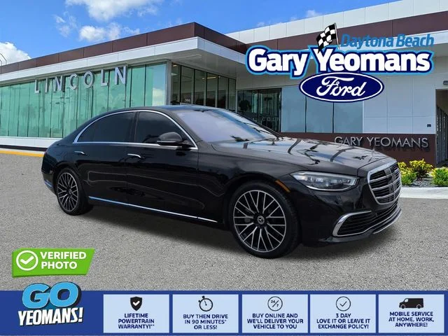 Used 2021 Obsidian Black Mercedes-Benz S 580 image 1